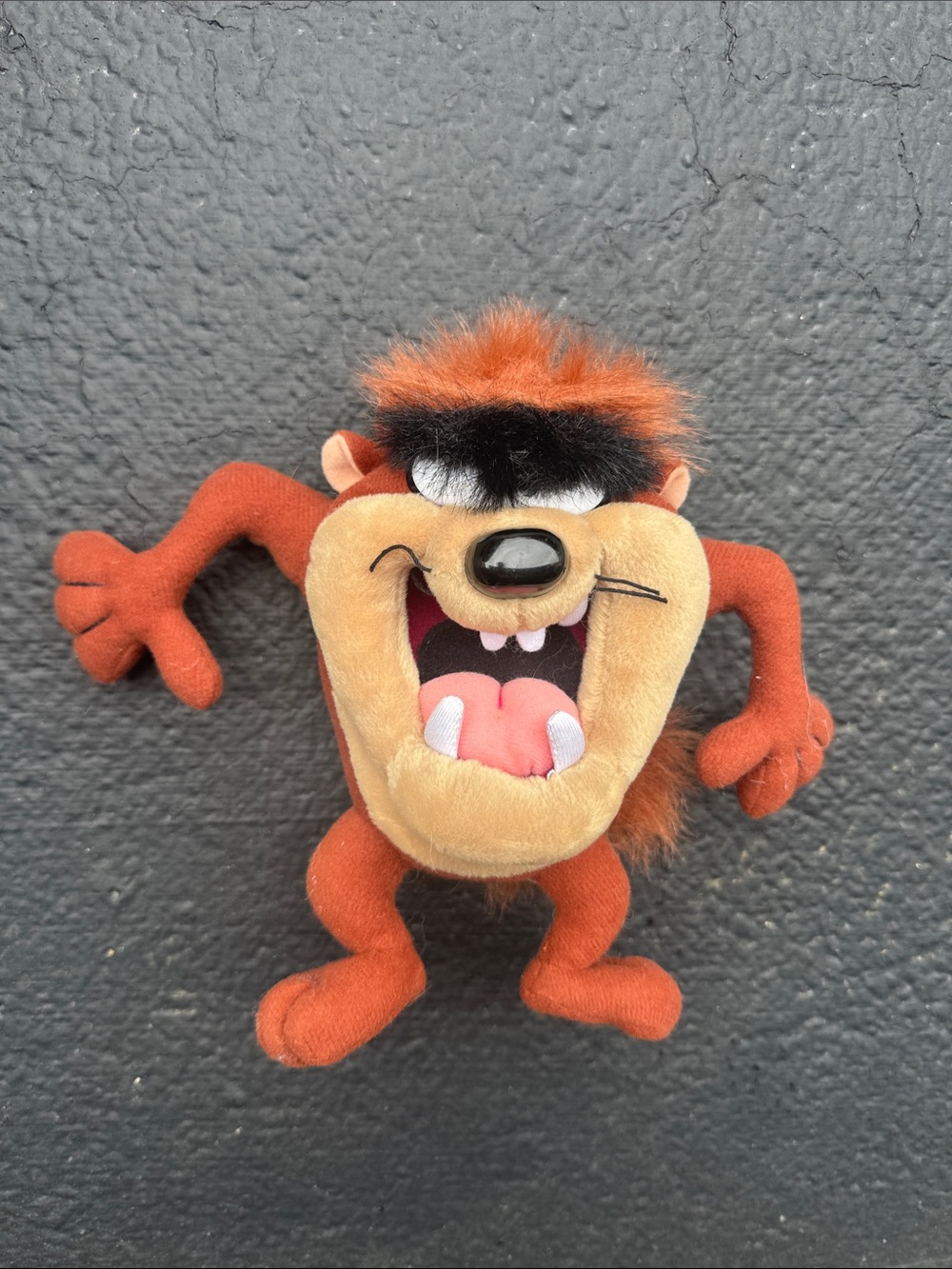 Tasmanian Devil Taz Plush Toy - Tyco 1994 Looney Tunes